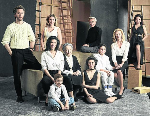 La familia Alcántara. 