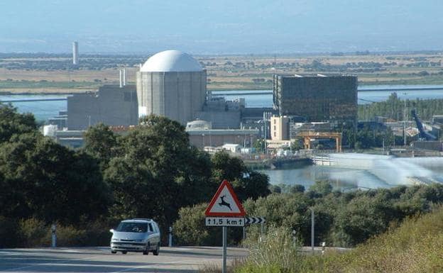 La central nuclear de Almaraz.