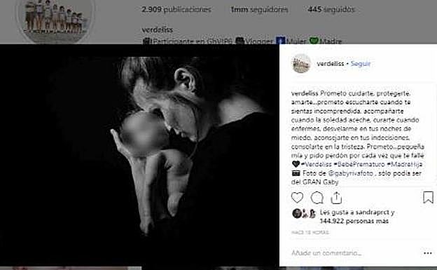 La tierna promesa de la youtuber y exconcrusante de Gran Hermano VIP Verdeliss a su hija Miren