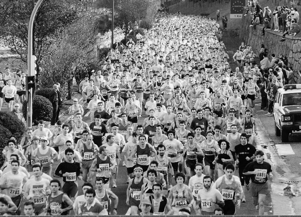 El 30 de marzo del año 1919, la Behobia-San Sebastián se disputó por primera vez. Desde entonces, la carrera ha tenido 54 ediciones en tres etapas diferentes.