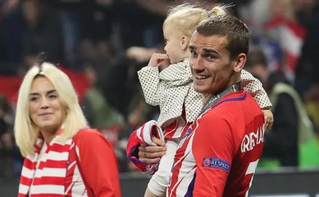 Amaro, segundo hijo de Antoine Griezmann y Erika Choperena