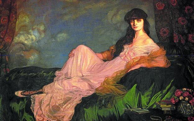 Retrato de la Condesa Mathieu de Noailles, de Ignacio Zuloaga.