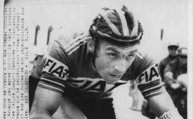 Patrick Sercu, ciclista belga, durante una etapa que ganó en el Tour de Francia.