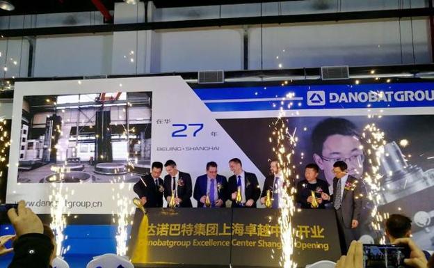 Apertura de una planta de Danobat en Shanghai en noviembre del año pasado.