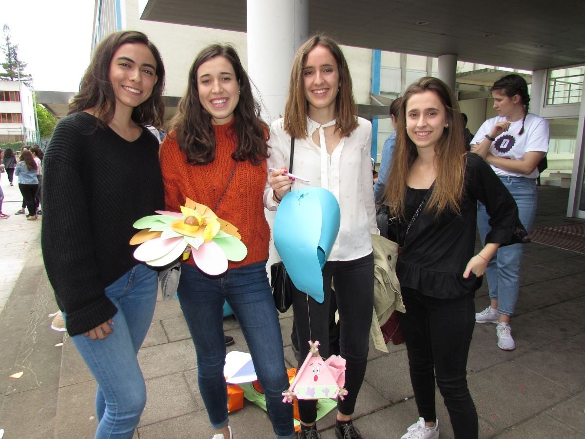 Un total de 77 alumnos de Mondragon Unibertsitatea (MU), divididos en 31 grupos, han participado este jueves en el XXI Concurso de Diseño Industrial de lanzamiento de huevo