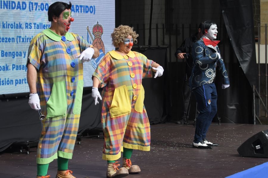 Niños y mayores se han acercado hasta la Trini para vivir la final de la Copa de la Reina 