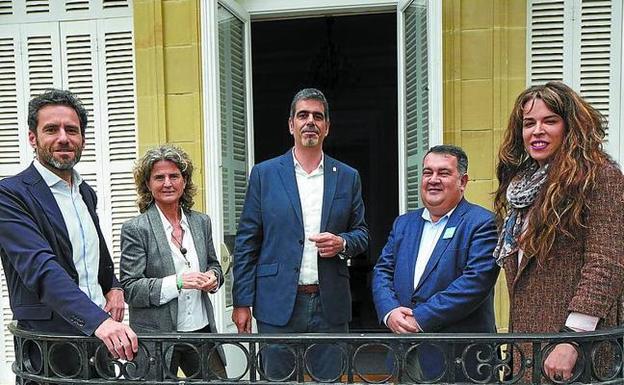 Los candidatos a la alcaldía de San Sebastián. 