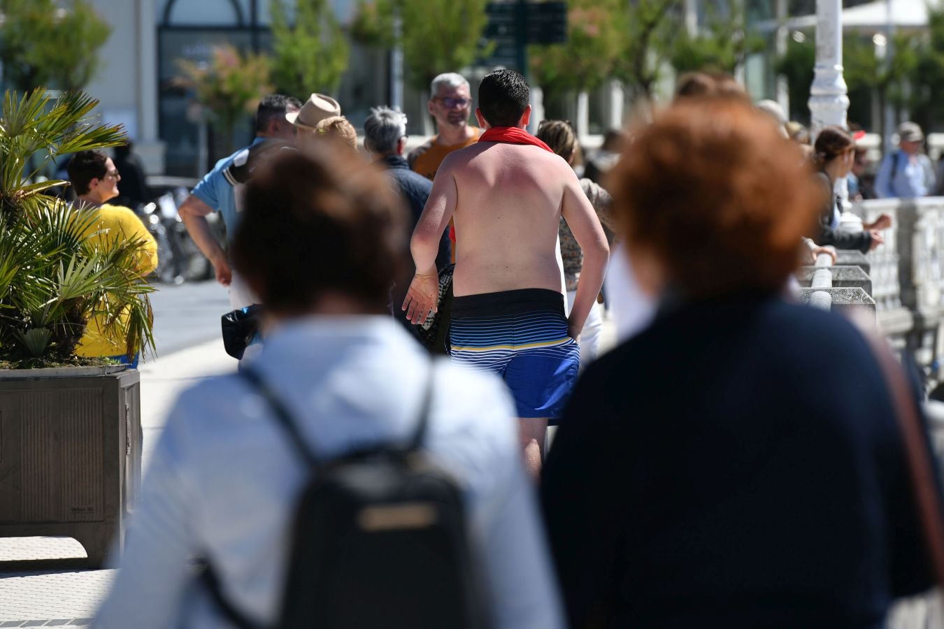 El sol luce en San Sebastián tras varias jornadas de lluvia