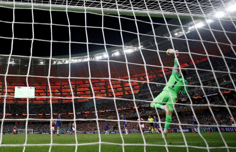 El Chelsea y el Arsenal disputaron el título de la Europa League en Bakú.