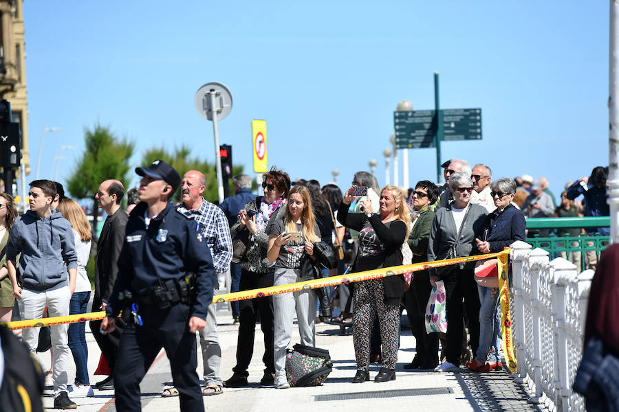 Fotos: Simulacro de incendio en el Teatro Victoria Eugenia