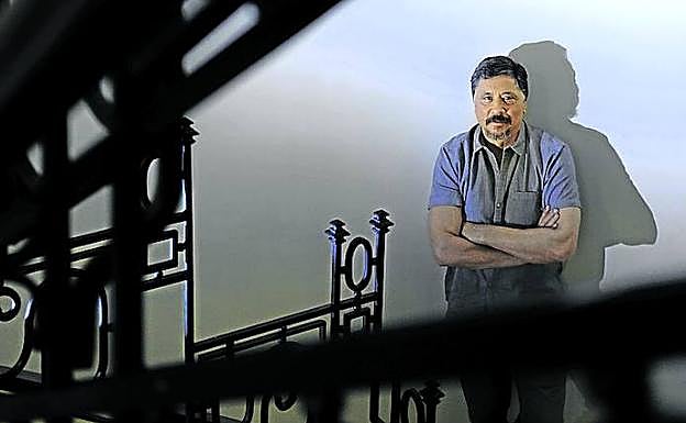 El actor y novelista, en un hotel madrileño 