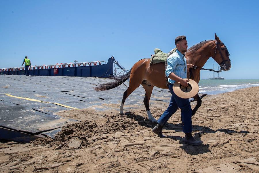 Miles de peregrinos han iniciado la romería del Roció. Este año son 124 las hermandades filiales que hará el camino hasta la aldea, tres más que el pasado año, La romería recorre los caminos del Parque Nacional de Doñana hasta llegar a la fiesta del Rocío donde los rocieros esperarán a que saquen a la 'Blanca Paloma', como se conoce coloquialmente a la Virgen del Rocío. La noche del domingo se celebra una gran fiesta rociera y se realiza el rezo del rosario hasta la llegada del alba cuando se produce el esperado 'salto de la reja' y comienza la procesión de la 'Blanca Paloma'. Este año se celebra el 8 de junio el Centenario de la Coronación Canónica de la Virgen del Rocío.