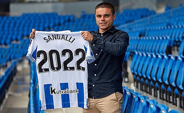 Sangalli amplía su contrato con la Real Sociedad hasta 2022