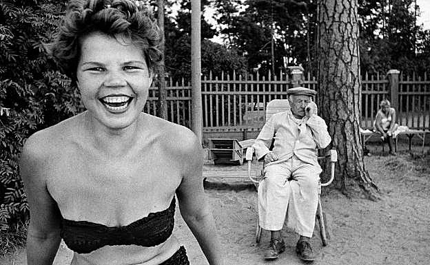 Bikini, Moscova river's beach, Moscow 1959. 
