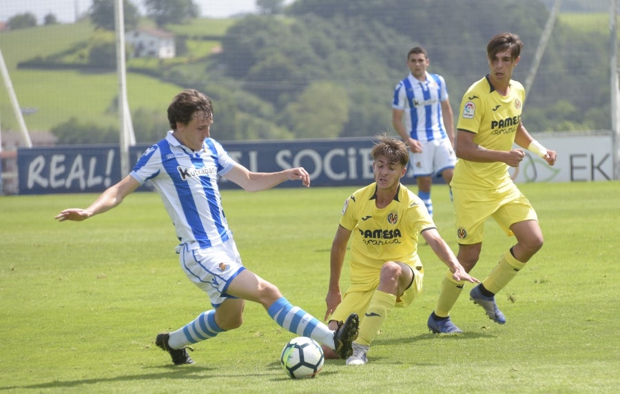 Los juveniles de la Real Sociedad han caído eliminados (4-1) en cuartos de final de la Copa del Rey frente al Villarreal en Zubieta. Los de Jon Mikel Arrieta no han podido completar la remontada. 