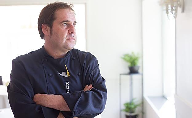 Rubén Trincado, chef del Mirador de Ulia. 