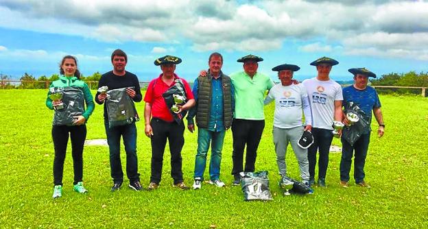 Vencedores del campeonato de Euskadi de Compak Sporting. 