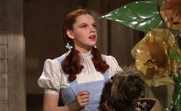 Judy Garland, en 'El mago de Oz'.