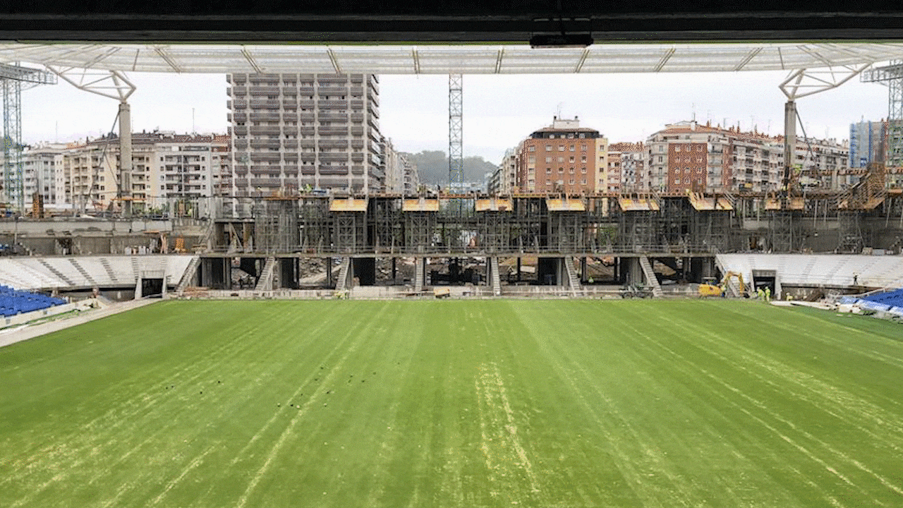 La primera imagen corresponde al 27 de mayo, la segunda al 24 de junio 