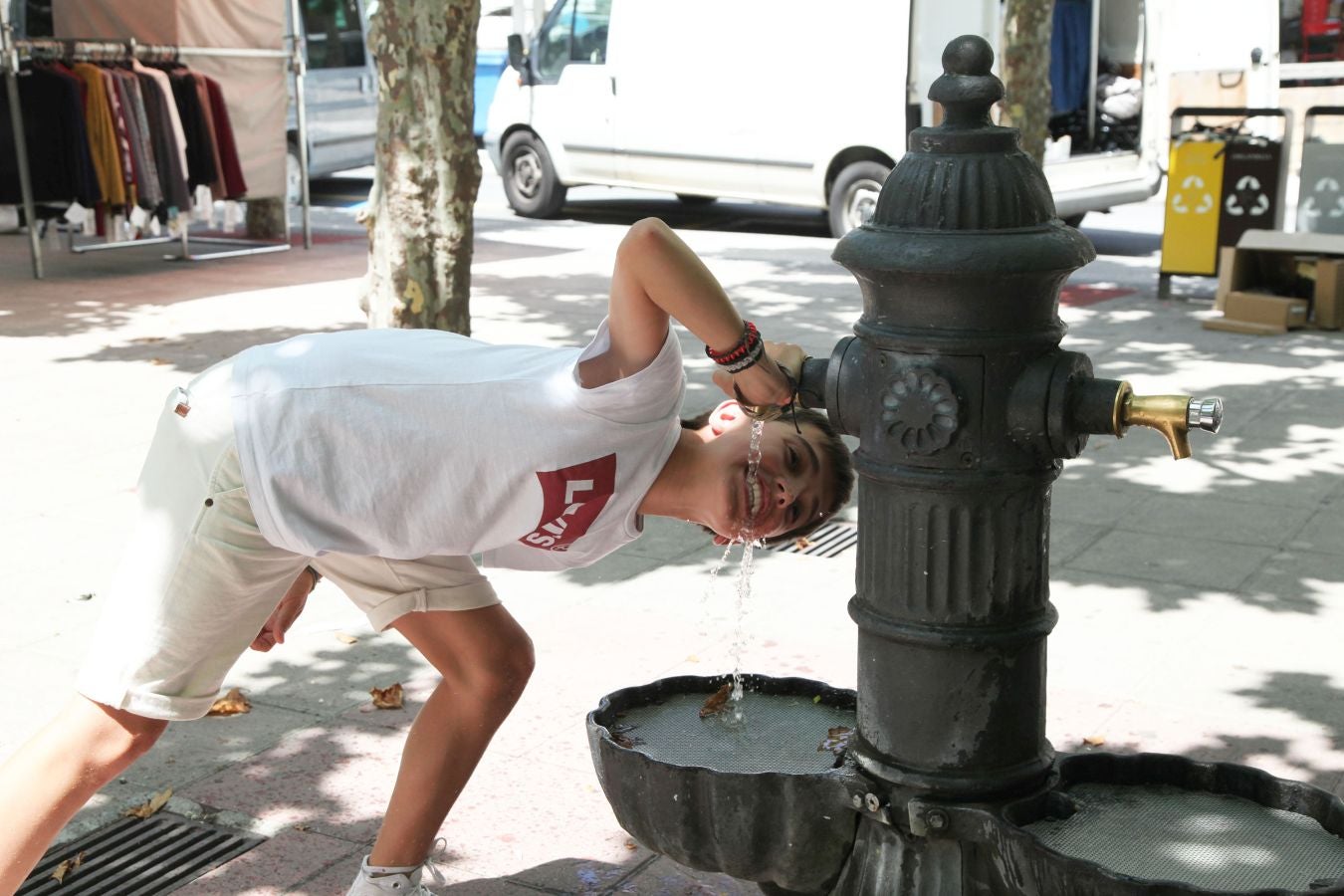 En el mercado de Ordizia también han notado el golpe de calor.