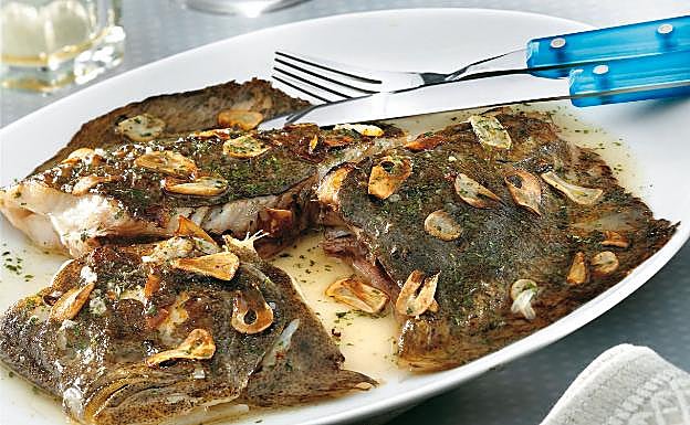 Rodaballo con refrito