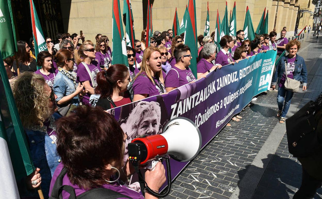 huelga residencias, huelga trabajadoras residencias