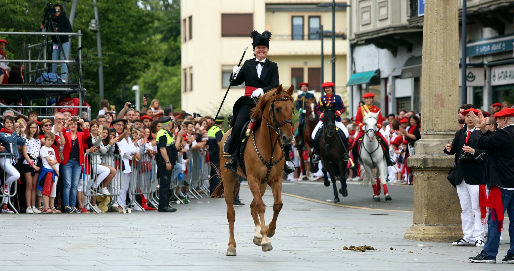 Fotos: El Alarde público, en imágenes
