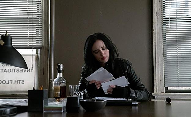 Krysten Ritter es la protagonista de 'Jessica Jones'.