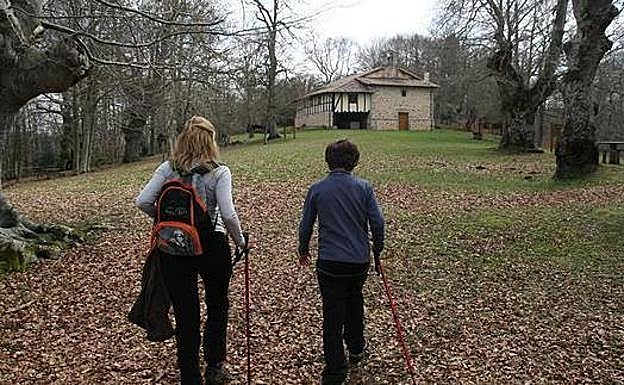 Inmediaciones de la ermita de Jugatxi (Araba).