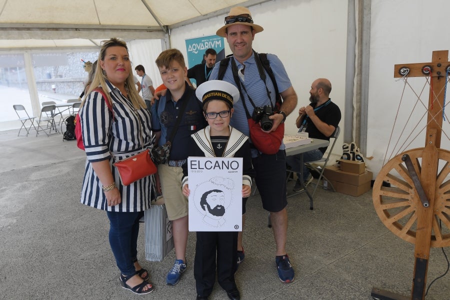 Fotos: Club Elcano espera en el puerto de Getaria