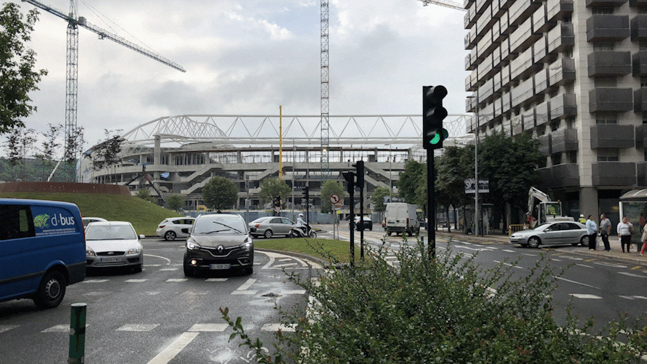 La primera imágen fue tomada en diciembre, la segunda el 8 de julio. 