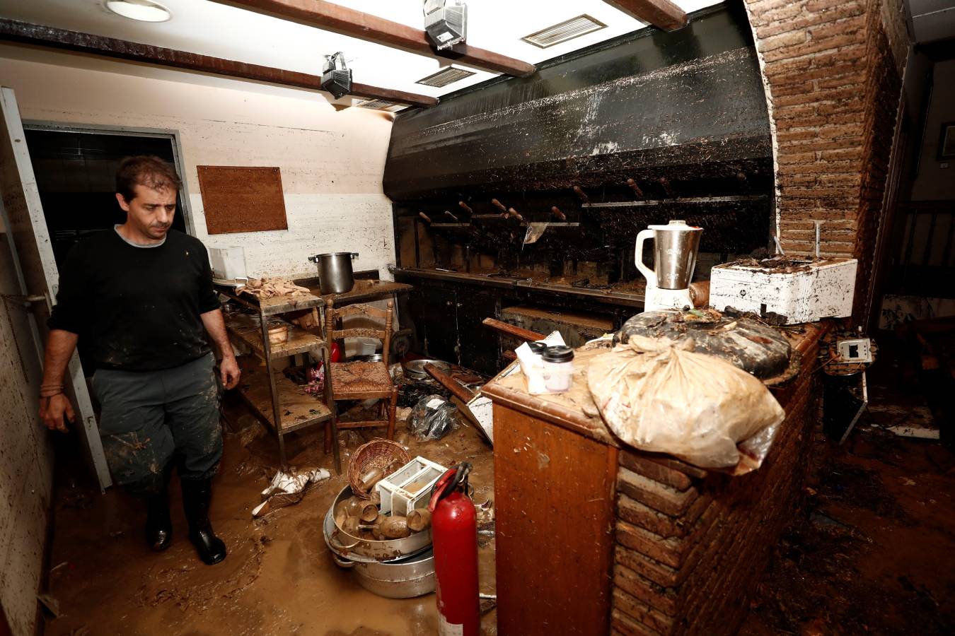 Fotos: Inundaciones y graves daños en Tafalla, Olite y Pueyo por las intensas lluvias