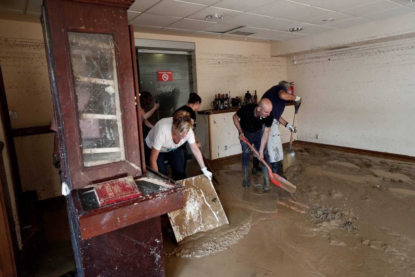 Fotos: Inundaciones y graves daños en Tafalla, Olite y Pueyo por las intensas lluvias