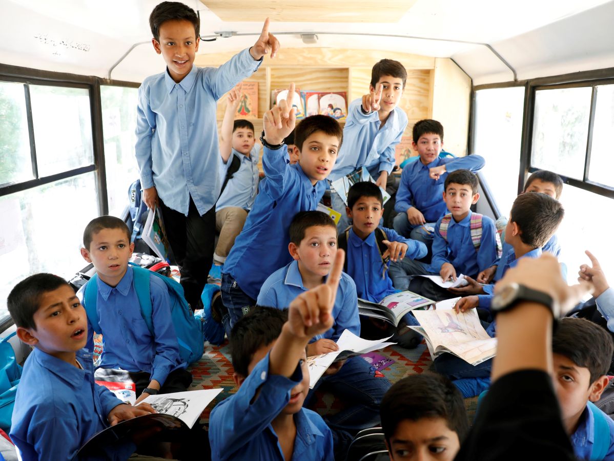 Fotos: La escuela sobre ruedas