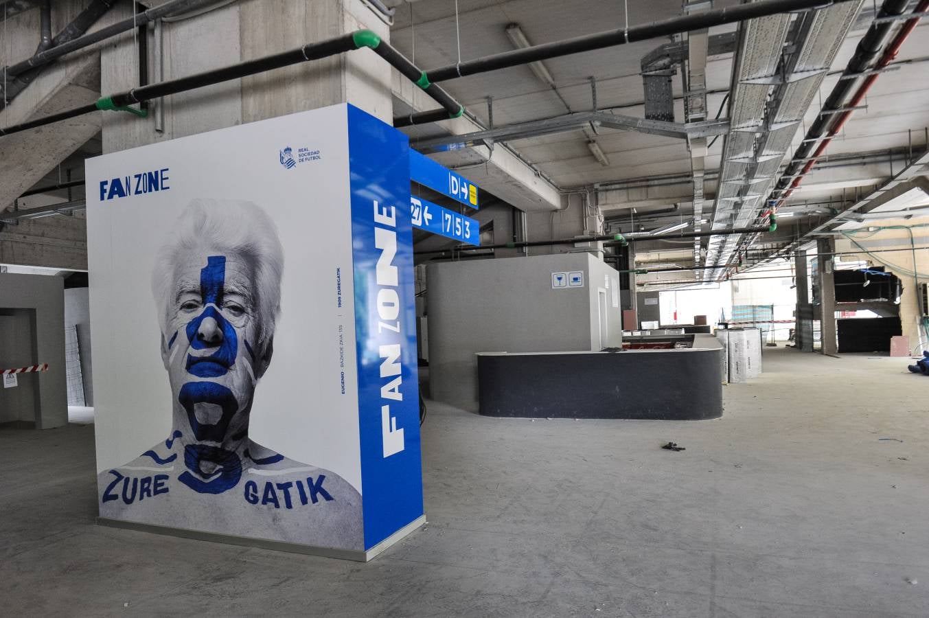 El campo de la Real Sociedad sigue tomando forma.