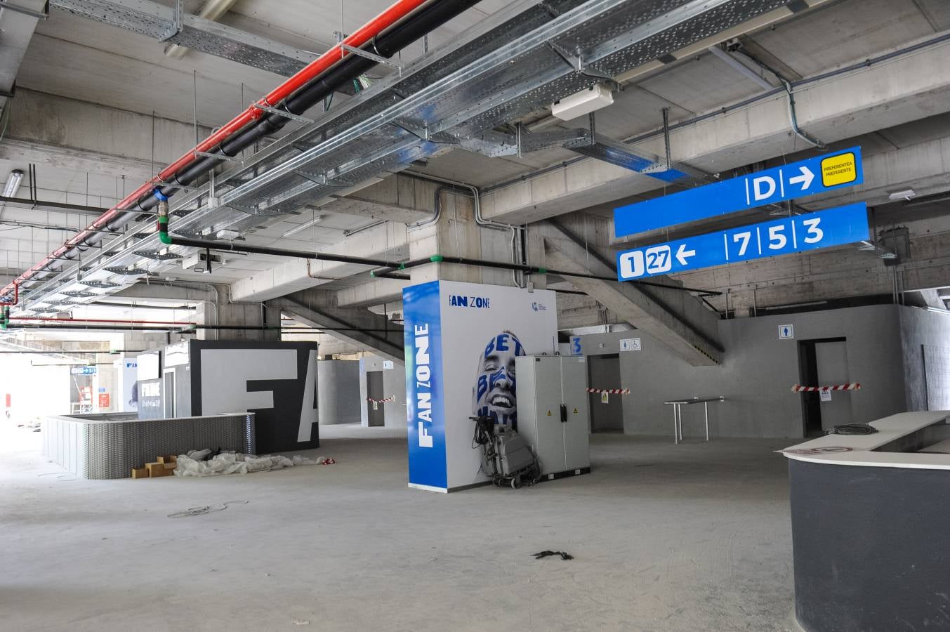 El campo de la Real Sociedad sigue tomando forma.