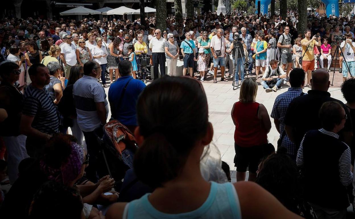 Concentración de repulsa en Beasain