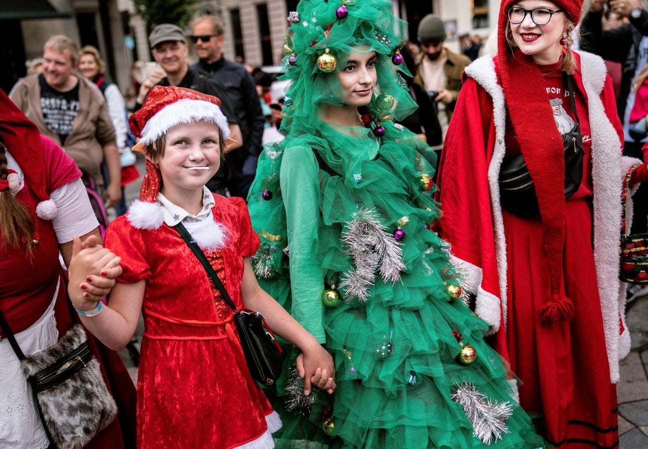 Fotos: ¿Papá Noel en verano?