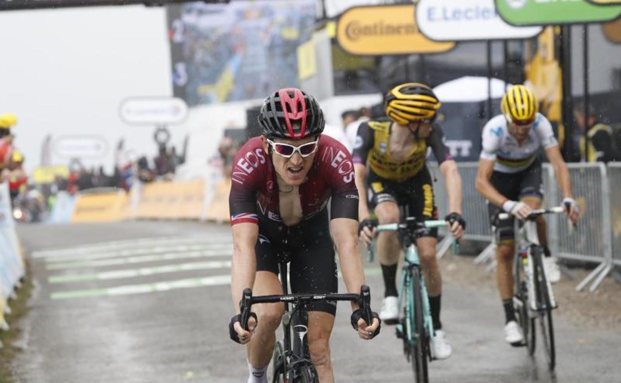 Geraint Thomas, durante el presente Tour. 