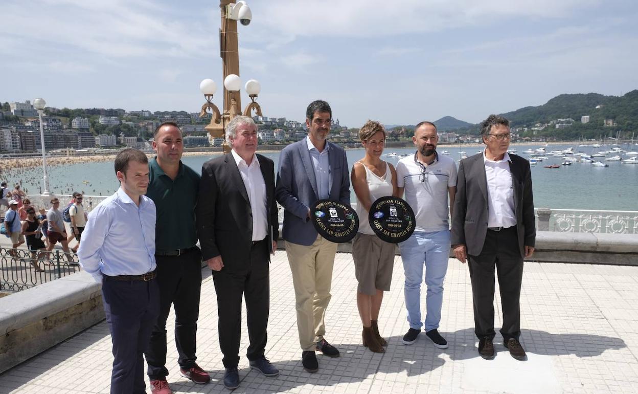 Momento de la presentación de la Clásica San Sebastián 2019. 