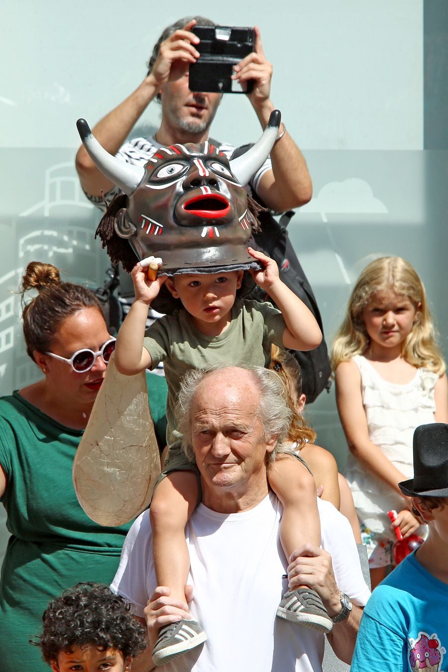 Fotos: La pasión de los txikis por los gigantes