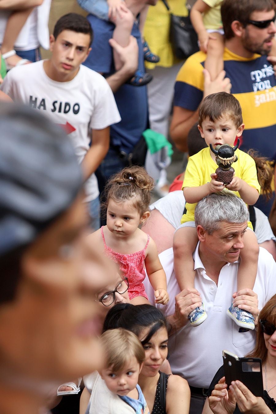 Fotos: La pasión de los txikis por los gigantes