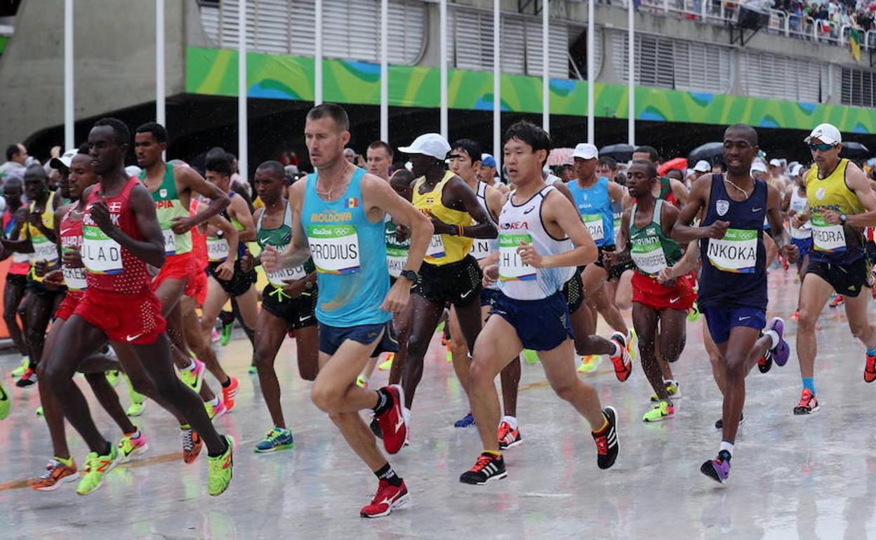 Imagen del maratón en los Juegos Olímpicos de Río 2016. 