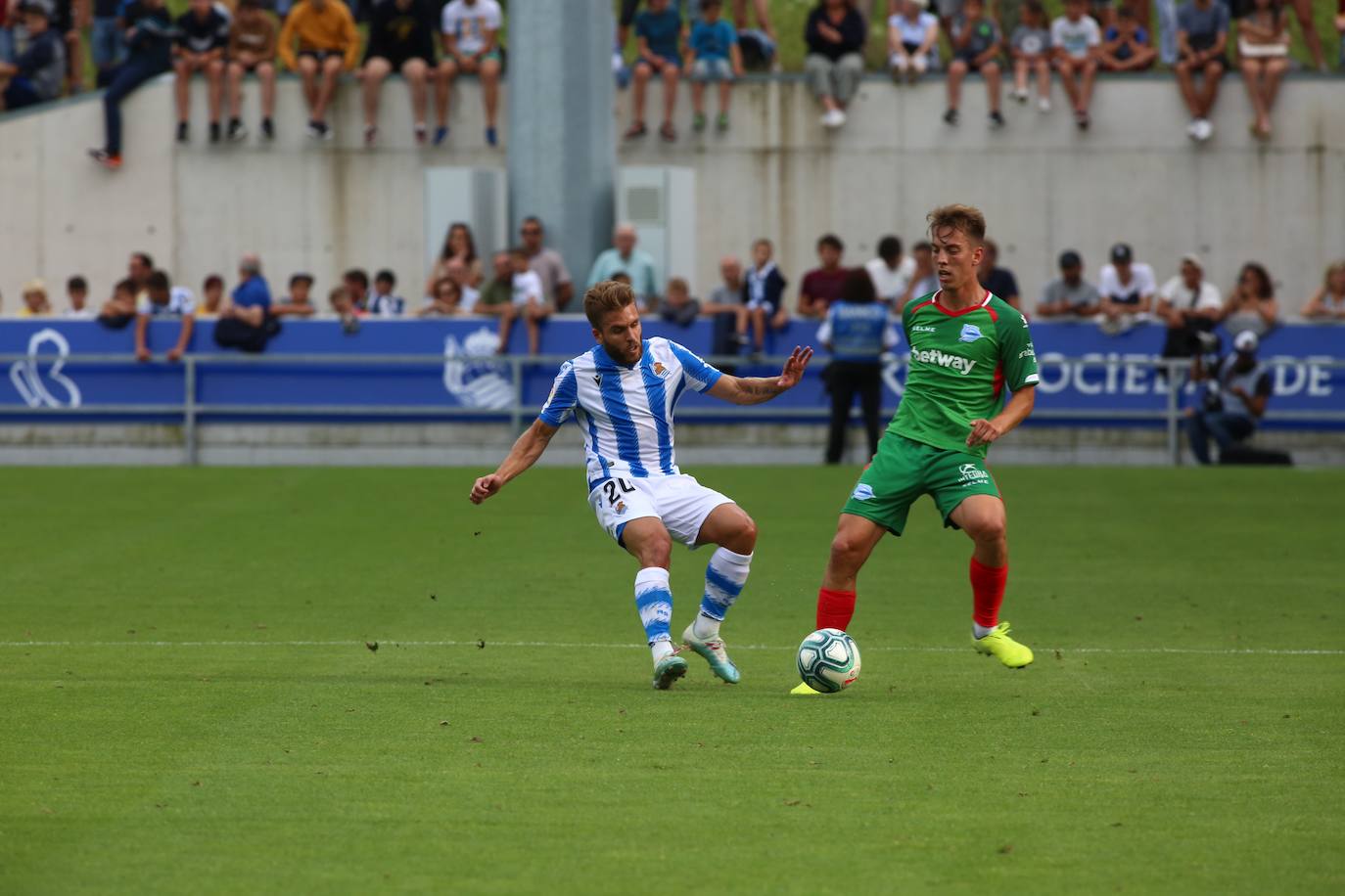 Fotos: Las imágenes del amistoso de prestemporada Real Sociedad-Alavés