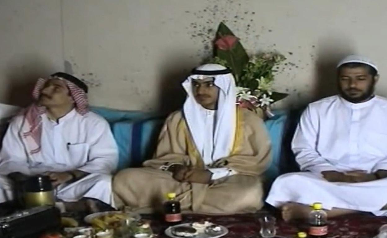 Hamza bin Laden (c). 