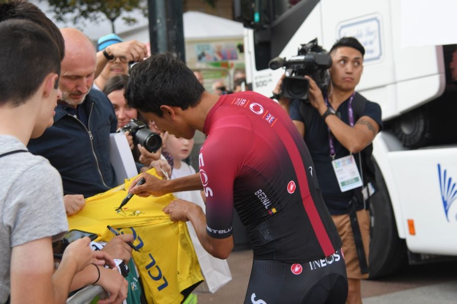 Las estrellas del pelotón mundial ya se encuentran en San Sebastián preparando la carrera del sábado. 