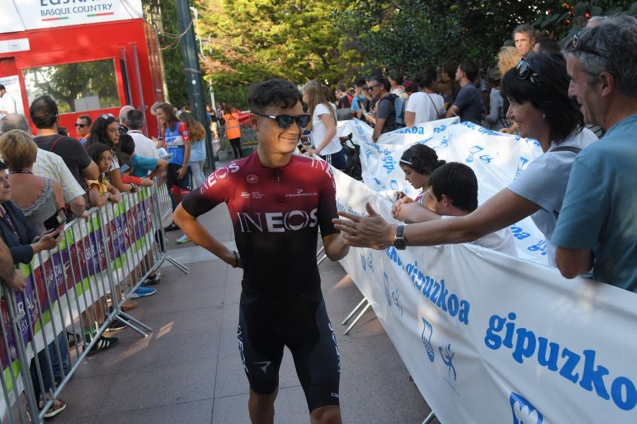 Las estrellas del pelotón mundial ya se encuentran en San Sebastián preparando la carrera del sábado. 