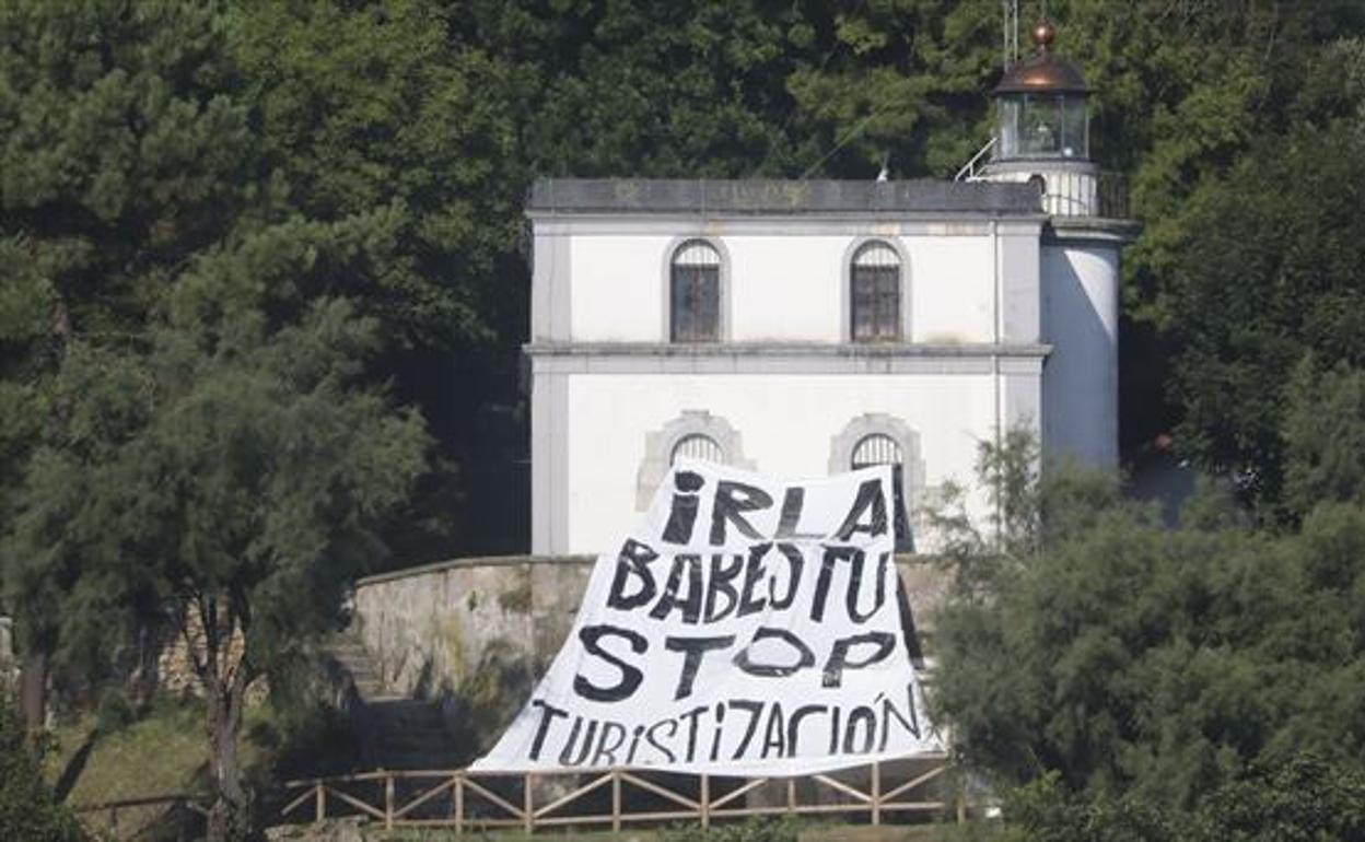 La protesta de los ecologistas.