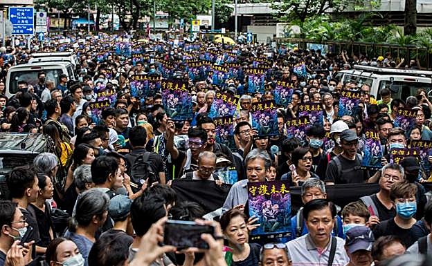 Imagen de la marcha. 