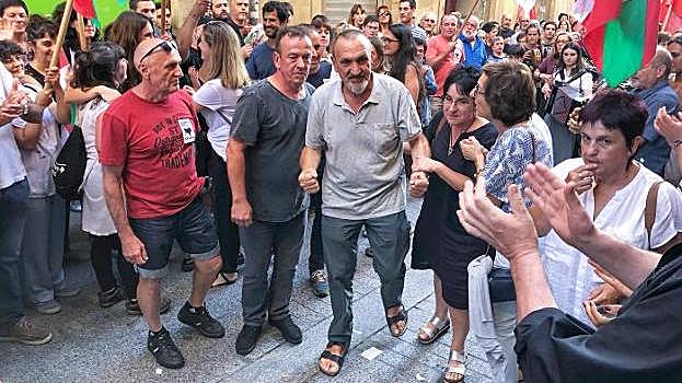 Xabier Ugarte, uno de los secuestradores de Ortega Lara, fue homenajeado el pasado domingo en Oñati.